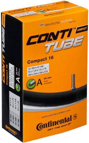 Continental Compact 16-Inch Schrader Innertube