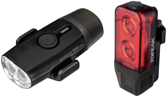Topeak Powerlux USB Combo Light Set