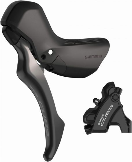 Shimano CUES BL-U6030 Hydraulic Disc Brake Lever With BR-U6030 Flat Mount Caliper