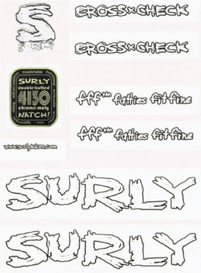 Surly Cross Check Frame Decal Kit
