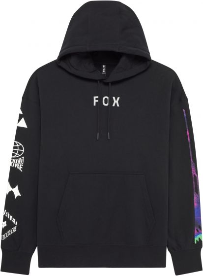 Fox Image Cosmo Oversized Pullover Hoodie