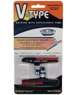Kool-Stop RE 525 V2 V-Brake Holder With Dual-Compound Pads