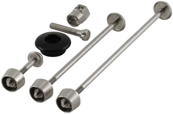 Pitlock Wheelset, Seat Post & Ahead Headset Lock Set