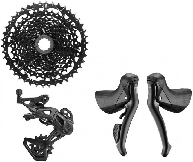 MicroSHIFT Sword Black 9-Speed Groupset