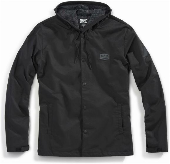 100% APACHE Hooded Snap Jacket