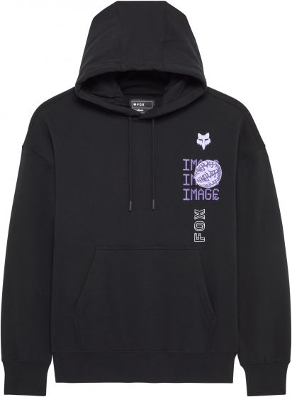 Fox Image Phantom Oversized Pullover Hoodie