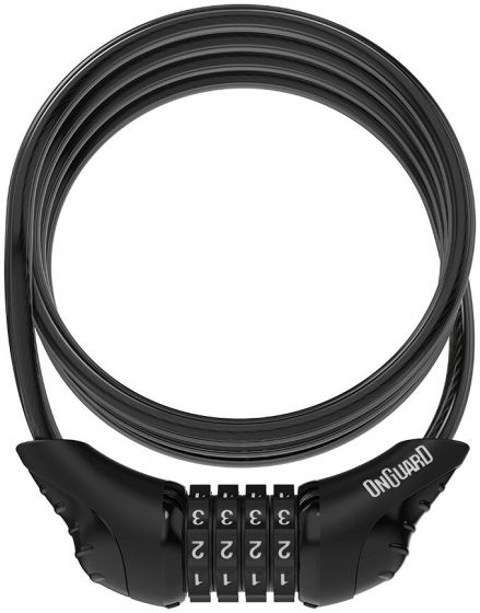 OnGuard Neon Combo Coil 10mm Cable Lock