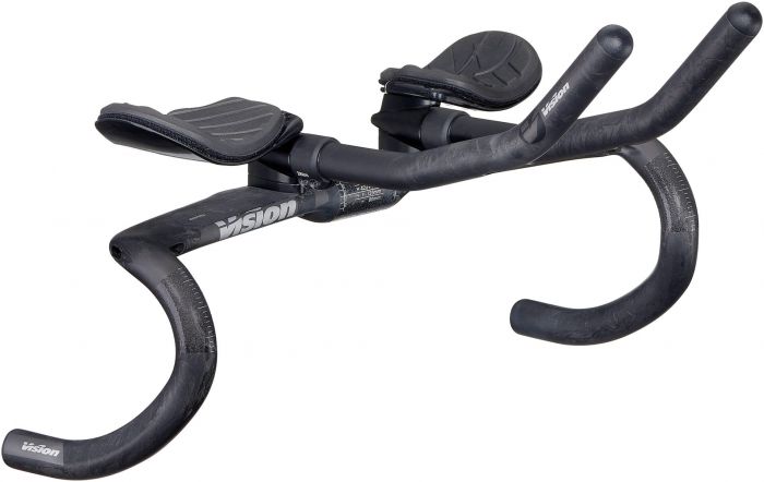 Vision Metron 4D MAS Carbon Flat Aero Bars With Bar Extensions