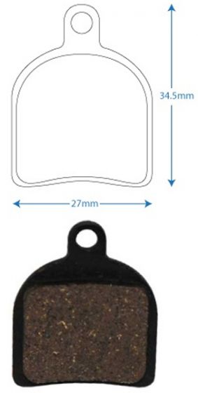 RWD R032 Hope Mono Trail Sintered Disc Brake Pads