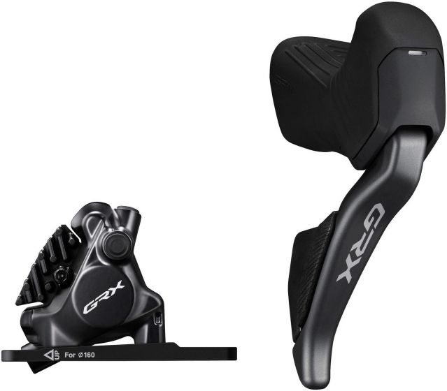 Shimano GRX ST-RX825 Di2 STI Lever With BR-RX820 Flat Mount Caliper