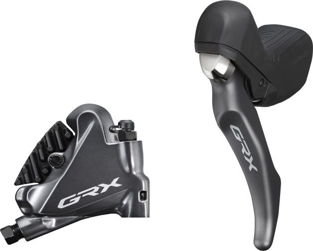 Shimano GRX ST-RX810 11-Speed Dropper Post Lever With BR-RX810 Flat Mount Caliper