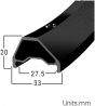 Halo Gravitas 27.5-Inch Rim