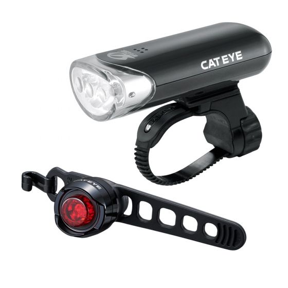 Cateye EL135 / Orb Front and Rear Light Set