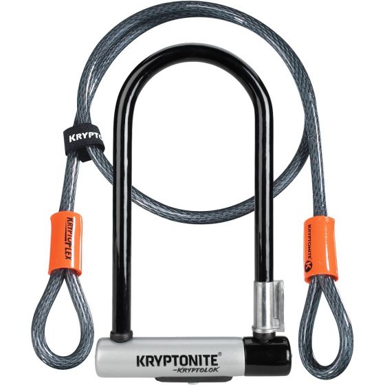 Kryptonite KryptoLok Standard D-Lock With Kryptoflex Cable