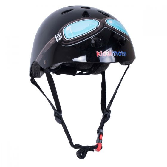 Kiddimoto Helmet - Black Goggle