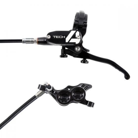 Hope Tech 4 E4 Disc Brake Set With Black Hose
