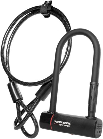 Trelock U5 Mini Lock-and-Flex Cable D-Lock