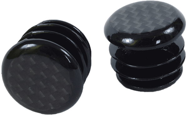 M:Part Carbon Fibre Road Bar End Plugs - Pair