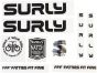 Surly Intergalactic Decal Set