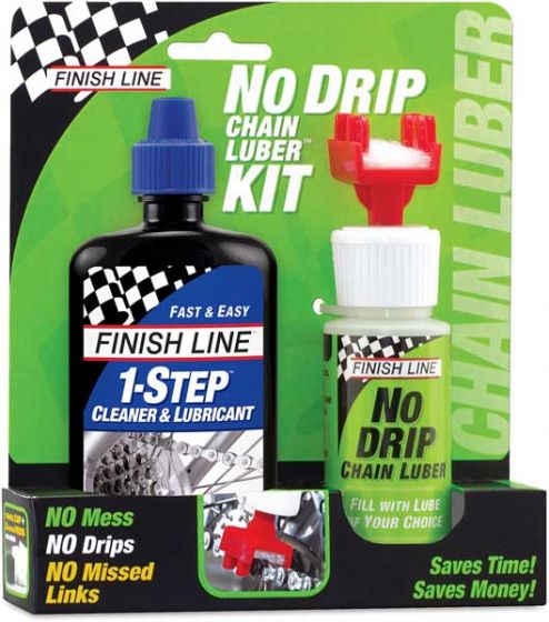 Finish Line 1 Step & No Drip Luber Kit