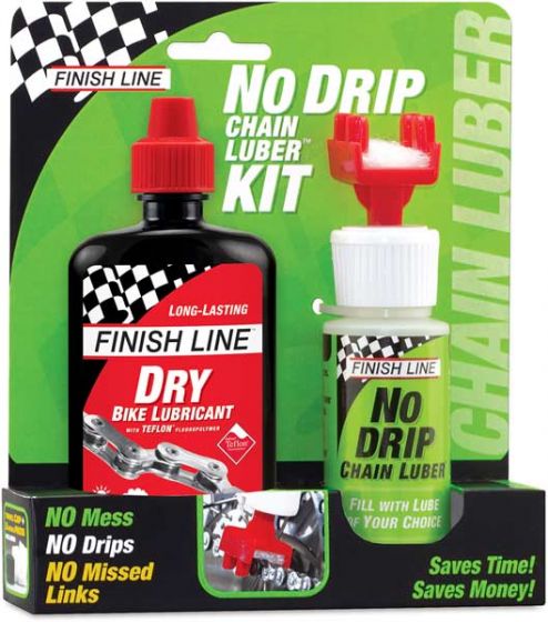 Finish Line Dry Lube & No Drip Chain Luber Kit