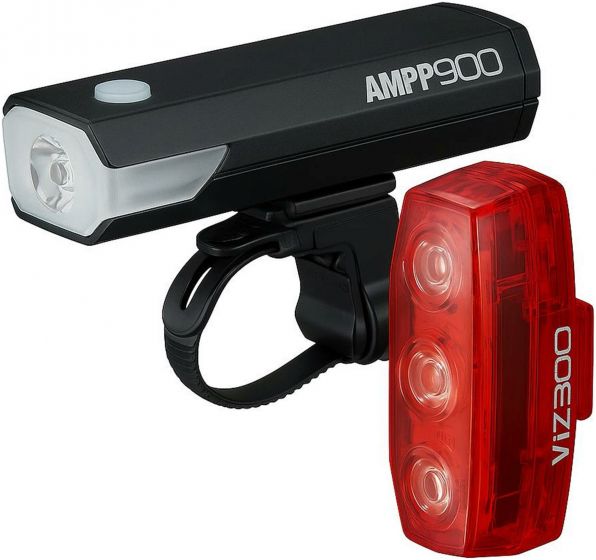 Cateye Ampp 900 / Viz 300 Light Set