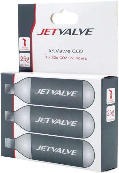 Weldtite Wedtite Jetvalve 25G CO2 Cartridge (Pack of 3)