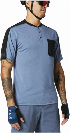 Fox Ranger Drirelease Henley Short Sleeve Jersey