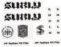 Surly Born To Lose Decal Set