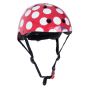 Kiddimoto Helmet - Red Dotty