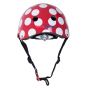 Kiddimoto Helmet - Red Dotty