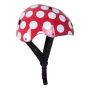 Kiddimoto Helmet - Red Dotty