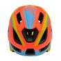 Kiddimoto Ikon Full Face Kids Helmet - Orange/Yellow