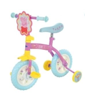 Peppa Pig 2-in-1 10-Inch Training Bike