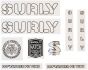 Surly Overspray Decal Set