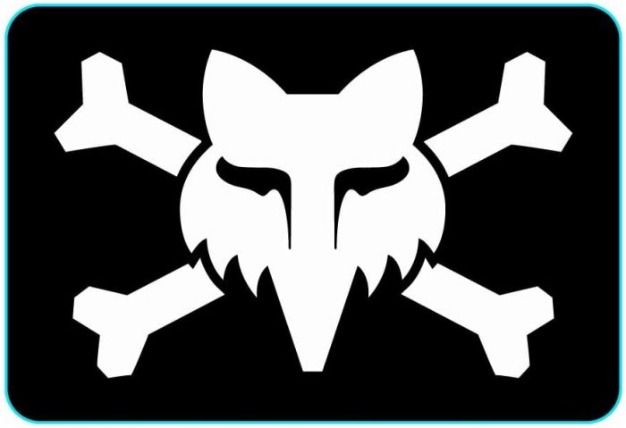 Fox Victory Logo 3" Sticker