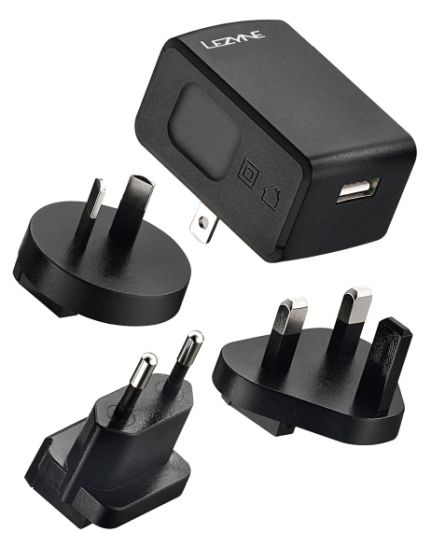 Lezyne Lights 2A International USB Wall Charger Kit