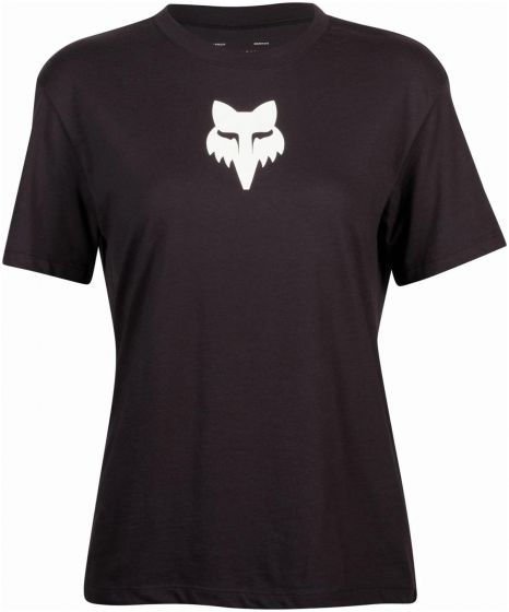 Fox Fox Head Basic Womens Short Sleeve T-Shirt