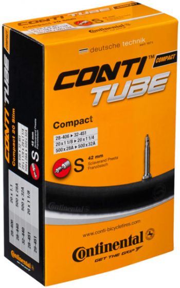 Continental Compact Wide 20-Inch Schrader Innertube