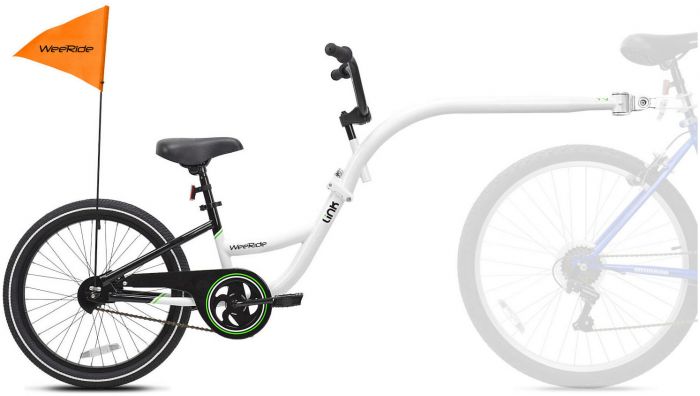 WeeRide Kazam Link Kids Tagalong Trailer Bike