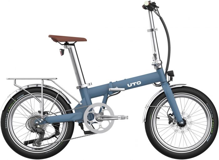 UTO Afternoon Vintage Origins 20-Inch Folding Electric Bike
