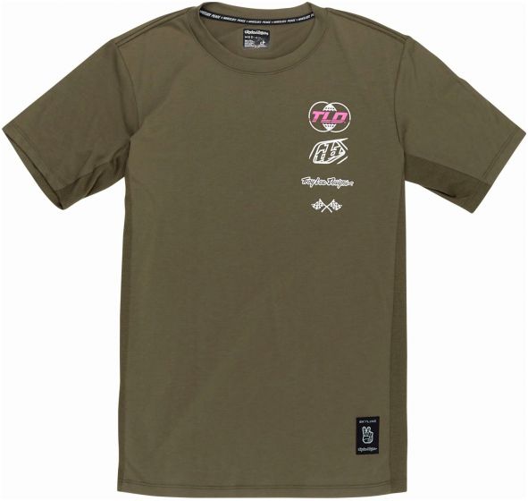 Troy Lee Worldwide Skyline Ride Youth Short Sleeve Jersey