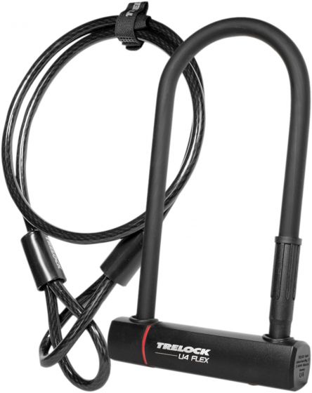 Trelock U4 Lock-and-Flex Cable D-Lock