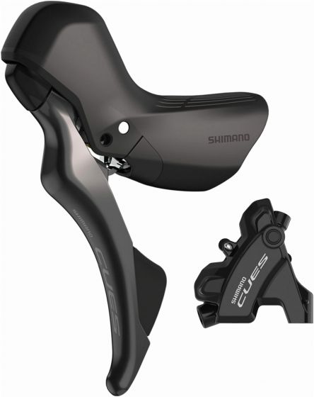 Shimano CUES ST-U6030 Hydraulic STI Lever Set With BR-U6030 Flat Mount Caliper