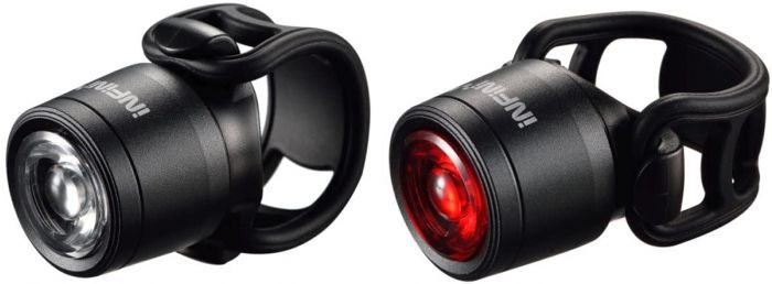 Infini Mini Luxo Front and Rear Light Set