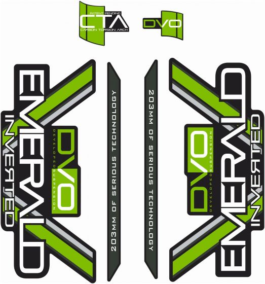 DVO Emerald Decal Set