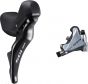 Shimano 105 ST-R7025 Hydraulic Disc STI Lever And Flat Mount Caliper Set