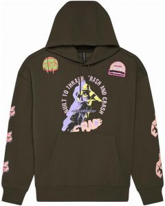 Fox Pro Circuit Oversized Pullover Hoodie