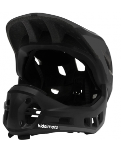 Kiddimoto Ikon Full Face Kids Helmet - Black