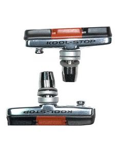 Kool-Stop Cross Pad Threaded Brake Pad/Holder Set